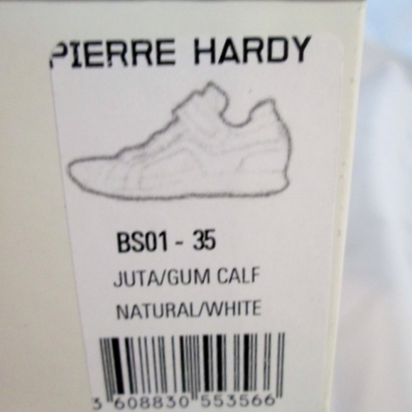 NEW PIERRE HARDY JUTA/GUM CALF Sneaker - Picture 5 of 7